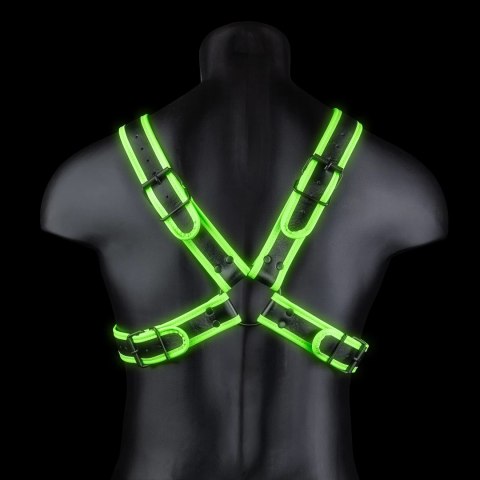 Uprząż do ciała Cross Armor świecąca w ciemności L/XL Ouch! by shots Uprząż do ciała Cross Armor świecąca w ciemności L/XL Ouch! by shots