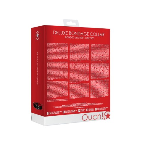 Uprząż - obroża Deluxe 1 Ouch! by shots Uprząż - obroża Deluxe 1 Ouch! by shots