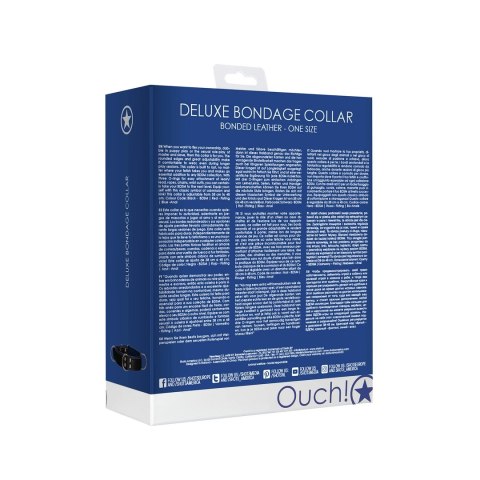 Uprząż - obroża Deluxe 2 Ouch! by shots Uprząż - obroża Deluxe 2 Ouch! by shots