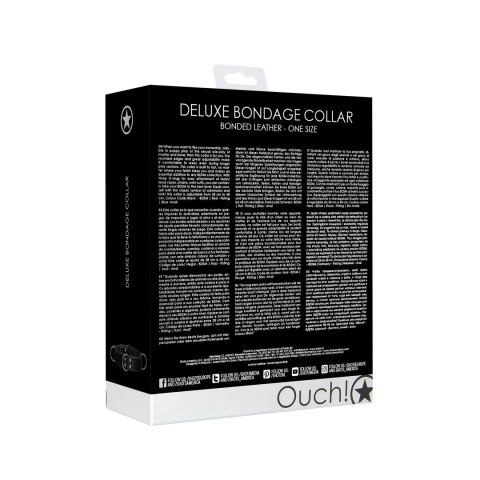 Uprząż - obroża Deluxe 3 Ouch! by shots Uprząż - obroża Deluxe 3 Ouch! by shots