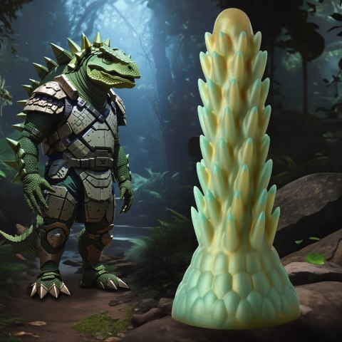 Kolczaste silikonowe dildo XR Brands Kolczaste silikonowe dildo XR Brands