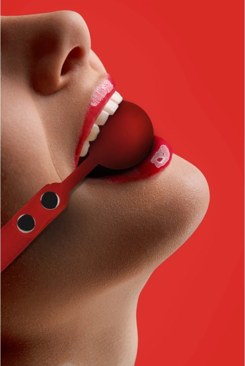 Silikonowy knebel kulkowy Ouch! by shots Silikonowy knebel kulkowy Ouch! by shots