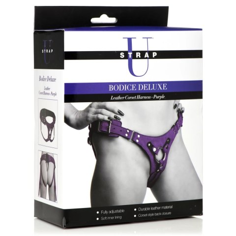 Skórzana uprząż gorsetowa XR Brands Skórzana uprząż gorsetowa XR Brands