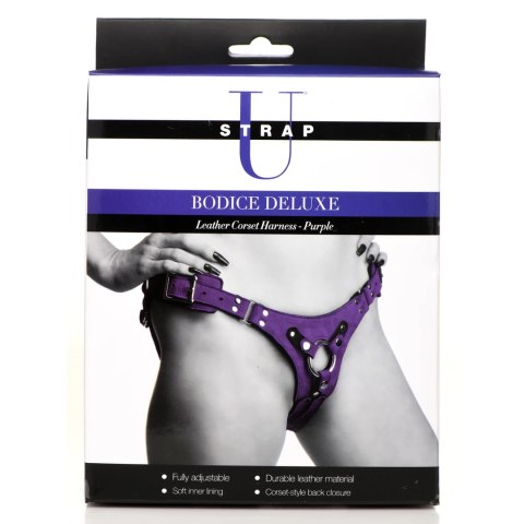Skórzana uprząż gorsetowa XR Brands Skórzana uprząż gorsetowa XR Brands
