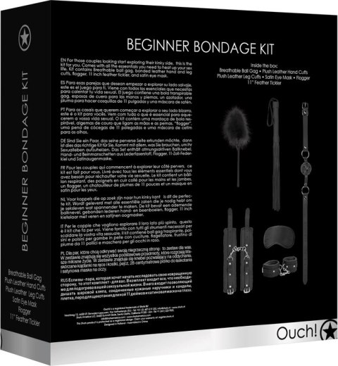Zestaw do bondage dla początkujących Ouch! by shots Zestaw do bondage dla początkujących Ouch! by shots