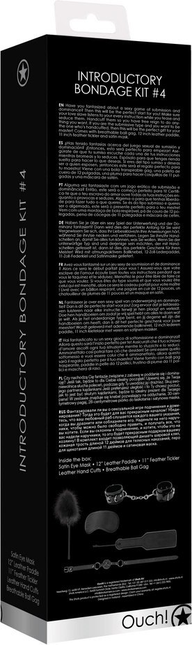 Zestaw do zniewolenia dla początkujących #4 Ouch! by shots Zestaw do zniewolenia dla początkujących #4 Ouch! by shots