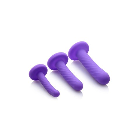 3-częściowy silikonowy zestaw dildo XR Brands 3-częściowy silikonowy zestaw dildo XR Brands