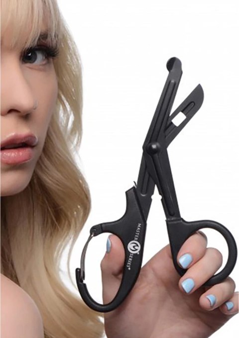 Nożyczki do bondage z klipsem XR Brands Nożyczki do bondage z klipsem XR Brands