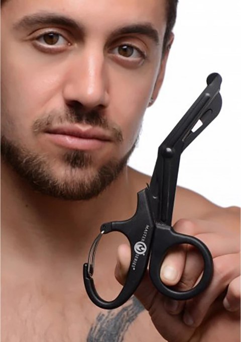 Nożyczki do bondage z klipsem XR Brands Nożyczki do bondage z klipsem XR Brands