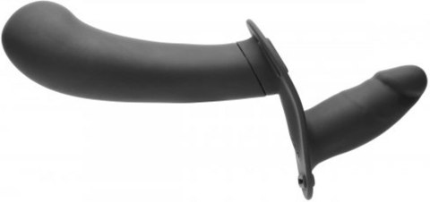 Podwójne dildo z uprzężą i pilotem zdalnego sterowania XR Brands Podwójne dildo z uprzężą i pilotem zdalnego sterowania XR Brands