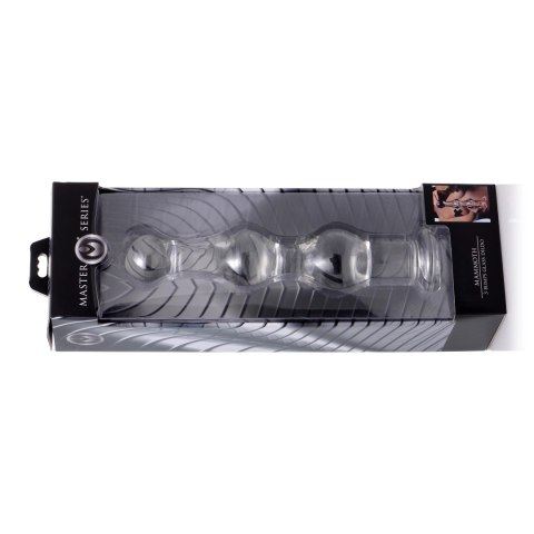 Szklane dildo z 3 wypustkami Mammoth XR Brands Szklane dildo z 3 wypustkami Mammoth XR Brands
