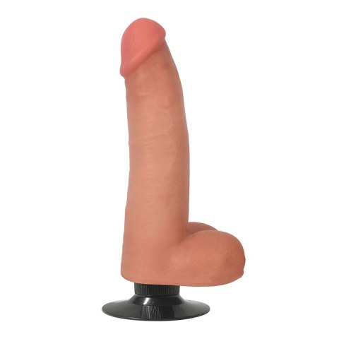 Curve Toys - Wibrujące dildo z jądrami - 20, cm Curve Toys - Wibrujące dildo z jądrami - 20, cm