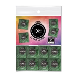 EXS Jumbo Mix 24 sztuki - prezerwatywy o szerokości 69 mm