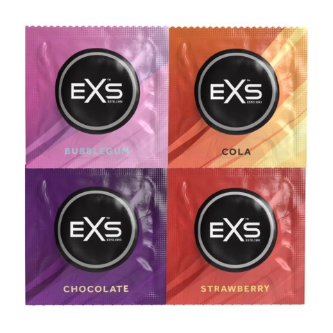 EXS Mixed Flavoured prezerwatywy smakowe 48 szt. lateksowe zestaw EXS Mixed Flavoured prezerwatywy smakowe 48 szt. lateksowe zestaw