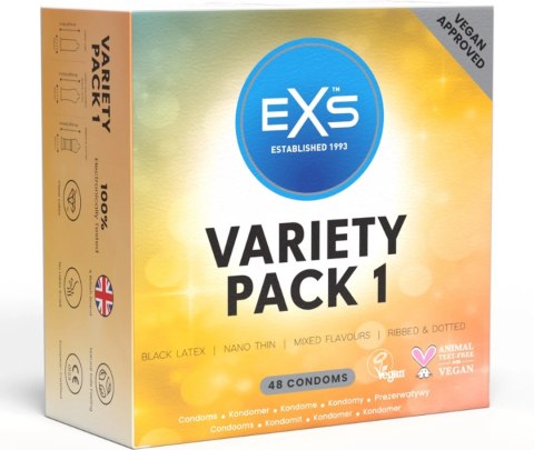 Prezerwatywy premium Variety 1 48 szt EXS Prezerwatywy premium Variety 1 48 szt EXS