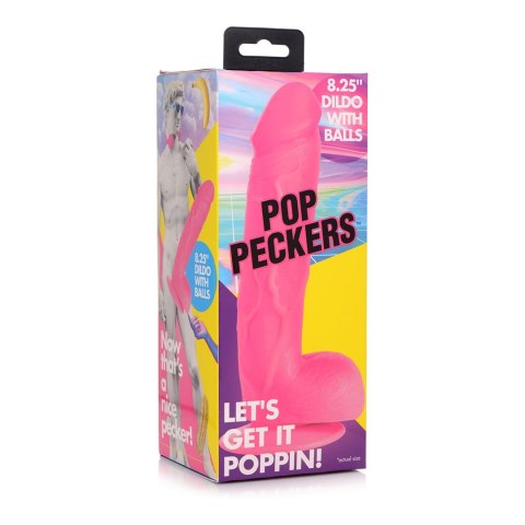 PXR Brands - Realistyczne dildo z jądrami POP - 21 cm PXR Brands - Realistyczne dildo z jądrami POP - 21 cm