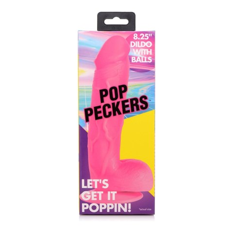PXR Brands - Realistyczne dildo z jądrami POP - 21 cm PXR Brands - Realistyczne dildo z jądrami POP - 21 cm