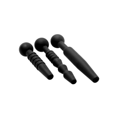 XR Brands - 3-częściowy zestaw silikonowych zatyczek do penisa XR Brands - 3-częściowy zestaw silikonowych zatyczek do penisa