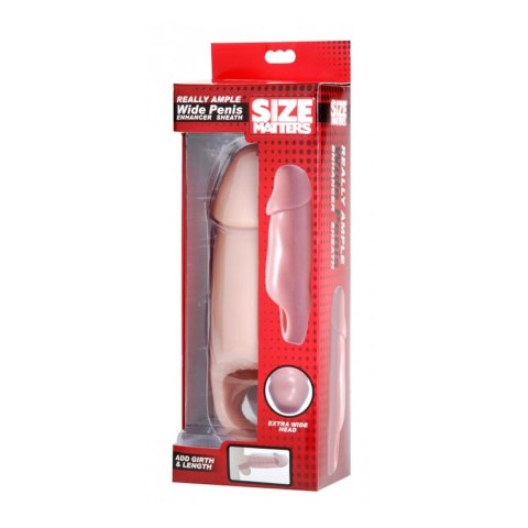 XR Brands - Duża, szeroka nakładka na penisa XR Brands - Duża, szeroka nakładka na penisa