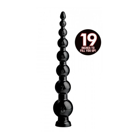 XR Brands - Koraliki analne - Wąż spiralny stopniowany - 48 cm XR Brands - Koraliki analne - Wąż spiralny stopniowany - 48 cm