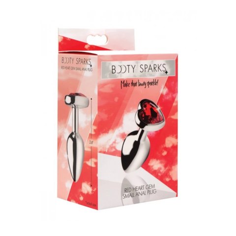 XR Brands - Korek analny - serce - mały XR Brands - Korek analny - serce - mały