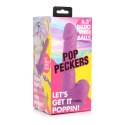 XR Brands - Realistyczne dildo z jądrami POP - 16,5 cm