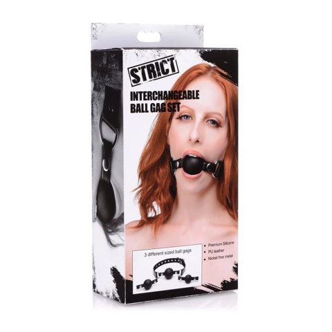 XR Brands - Wymienny silikonowy knebel kulkowy XR Brands - Wymienny silikonowy knebel kulkowy
