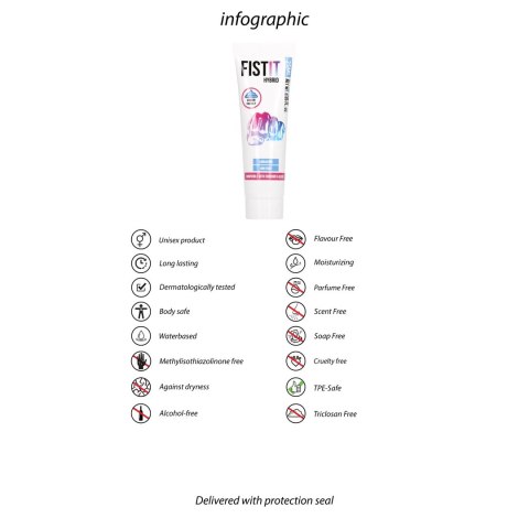 Shots Fist It Lubrykant hybrydowy 25 ml, woda i silikon Shots Fist It Lubrykant hybrydowy 25 ml, woda i silikon