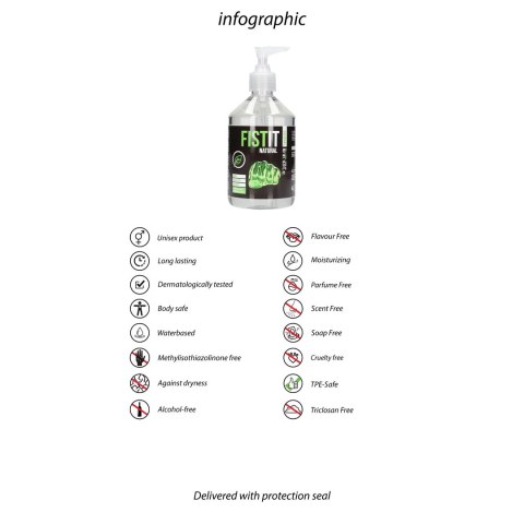 Fist It by Shots - Lubrykant naturalny na bazie wody 500 ml Fist It by Shots - Lubrykant naturalny na bazie wody 500 ml
