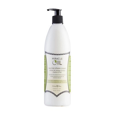 Krem do golenia Miracle Oil Tea Tree - 473 ml The earthly body Krem do golenia Miracle Oil Tea Tree - 473 ml The earthly body