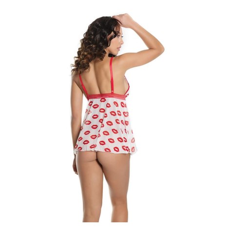 Coquette - Babydoll i stringi z nadrukiem Coquette - Babydoll i stringi z nadrukiem
