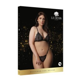 Le desir - Dwuczęściowy zestaw bielizny Velvet Plus Size