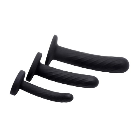 XR Brands - 3 sztuki silikonowych dildo do założenia na pasku XR Brands - 3 sztuki silikonowych dildo do założenia na pasku