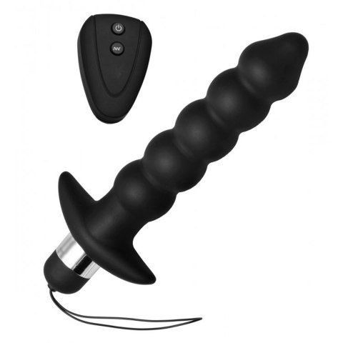 XR Brands - Bezprzewodowe wibrujące dildo analne z pilotem XR Brands - Bezprzewodowe wibrujące dildo analne z pilotem