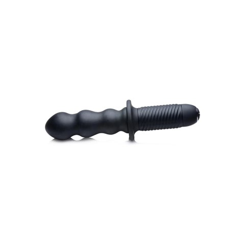 XR Brands - Silikonowy wibrator z uchwytem XR Brands - Silikonowy wibrator z uchwytem