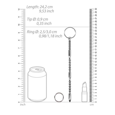 Stymulator do cewki moczowej - 0.4 / 9 mm Ouch! by shots Stymulator do cewki moczowej - 0.4 / 9 mm Ouch! by shots