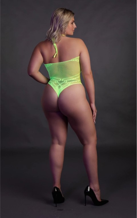 Body z dekoltem w szpic XL/XXXXL Ouch! by shots Body z dekoltem w szpic XL/XXXXL Ouch! by shots