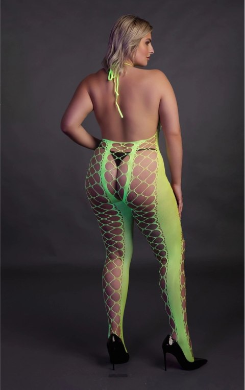 Bodystocking z dekoltem w szpic XL/XXXXL Ouch! by shots Bodystocking z dekoltem w szpic XL/XXXXL Ouch! by shots