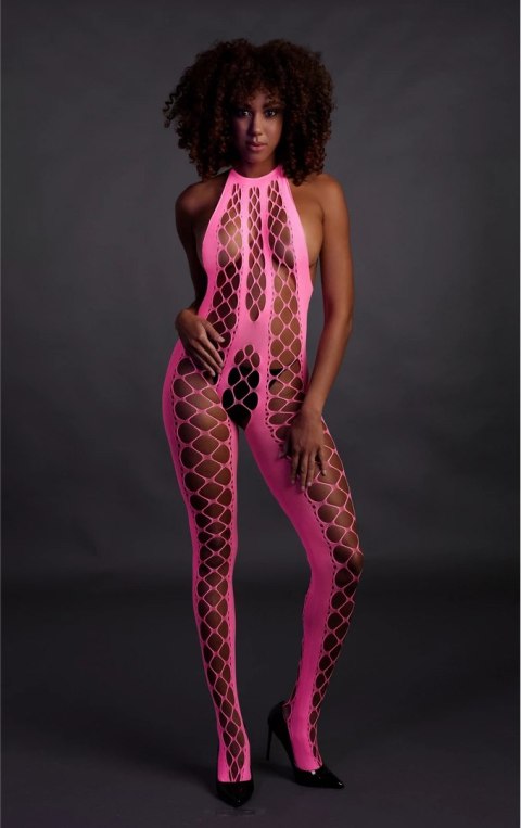 Bodystocking z dekoltem w szpic XS/L Ouch! by shots Bodystocking z dekoltem w szpic XS/L Ouch! by shots