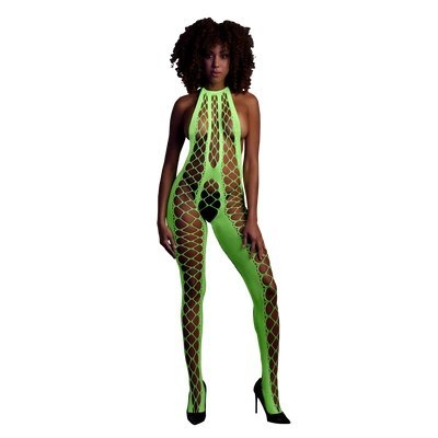 Bodystocking z dekoltem w szpic XS/L Ouch! by shots Bodystocking z dekoltem w szpic XS/L Ouch! by shots