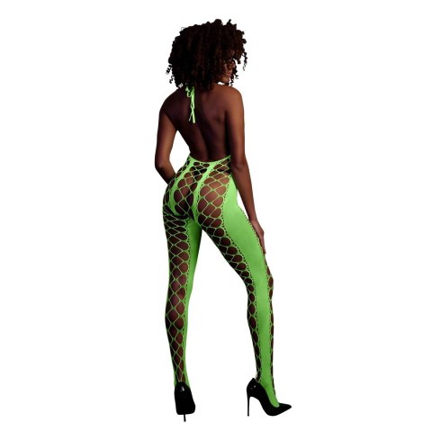 Bodystocking z dekoltem w szpic XS/L Ouch! by shots Bodystocking z dekoltem w szpic XS/L Ouch! by shots