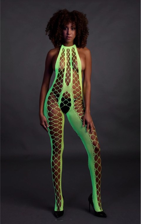 Bodystocking z dekoltem w szpic XS/L Ouch! by shots Bodystocking z dekoltem w szpic XS/L Ouch! by shots
