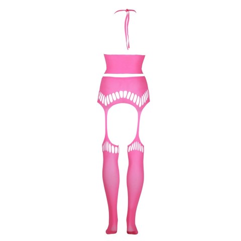 Dwuczęściowe body z krótkim topem i pończochami XL/XXXXL Ouch! by shots Dwuczęściowe body z krótkim topem i pończochami XL/XXXXL Ouch! by shots