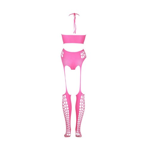 Dwuczęściowe body z krótkim topem i pończochami XL/XXXXL Ouch! by shots Dwuczęściowe body z krótkim topem i pończochami XL/XXXXL Ouch! by shots