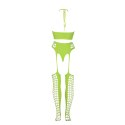 Dwuczęściowe body z krótkim topem i pończochami XL/XXXXL Ouch! by shots