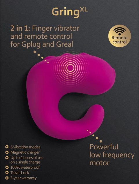 G - vibe - Korek analny - pierścień G - vibe - Korek analny - pierścień