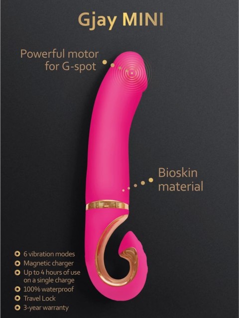 G - vibe - Wibrator zakrzywiony mini Jay G - vibe - Wibrator zakrzywiony mini Jay