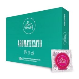 Love Match - Prezerwatywy smakowe - 144 sztuki