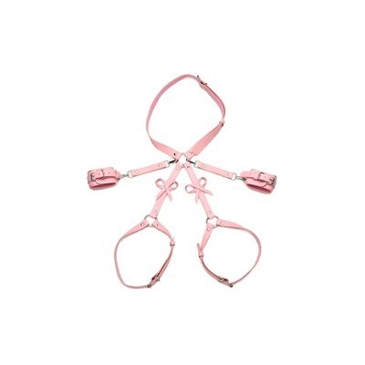 XR Brands - Uprząż bondage z kokardkami - XL/2XL XR Brands - Uprząż bondage z kokardkami - XL/2XL