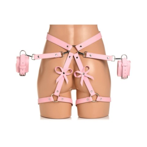 XR Brands - Uprząż bondage z kokardkami - XL/2XL XR Brands - Uprząż bondage z kokardkami - XL/2XL